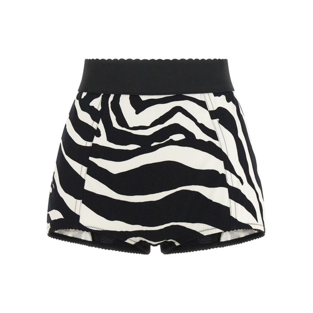 Dolce & Gabbana Bicolor Cotton Bermuda Women's Shorts